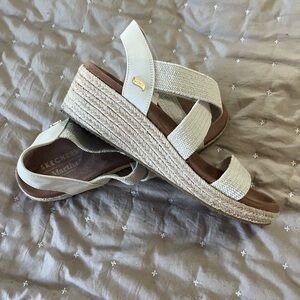 Skechers Women's Tan Espadrille Sandals